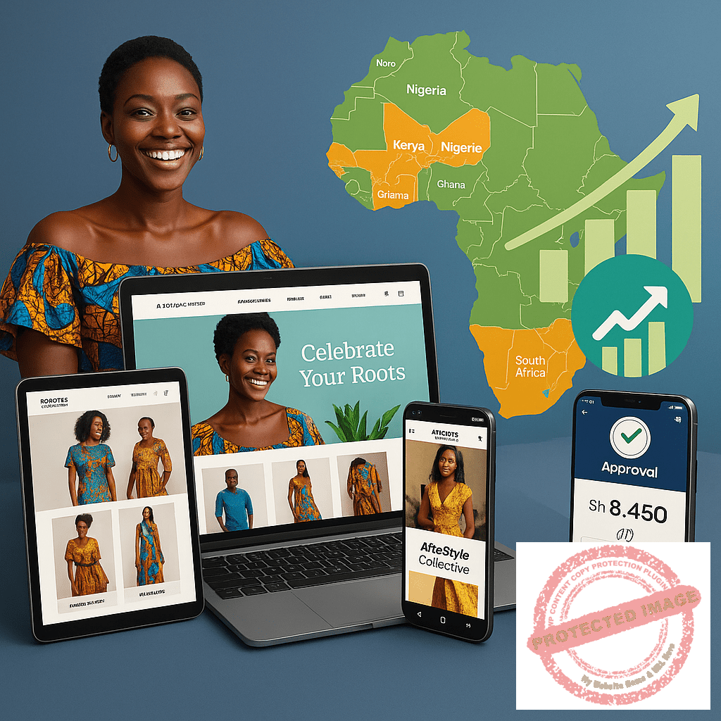 Pan‑African e‑commerce expansion map