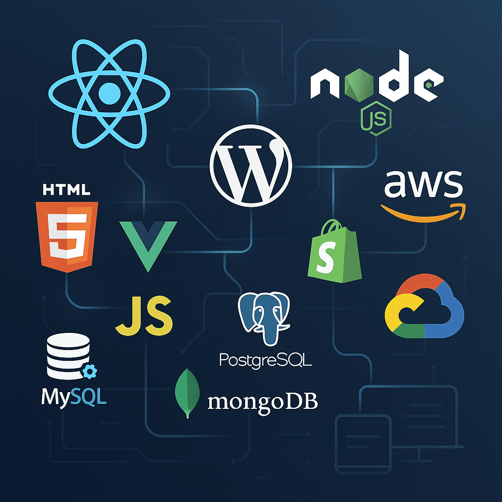 interconnected logos