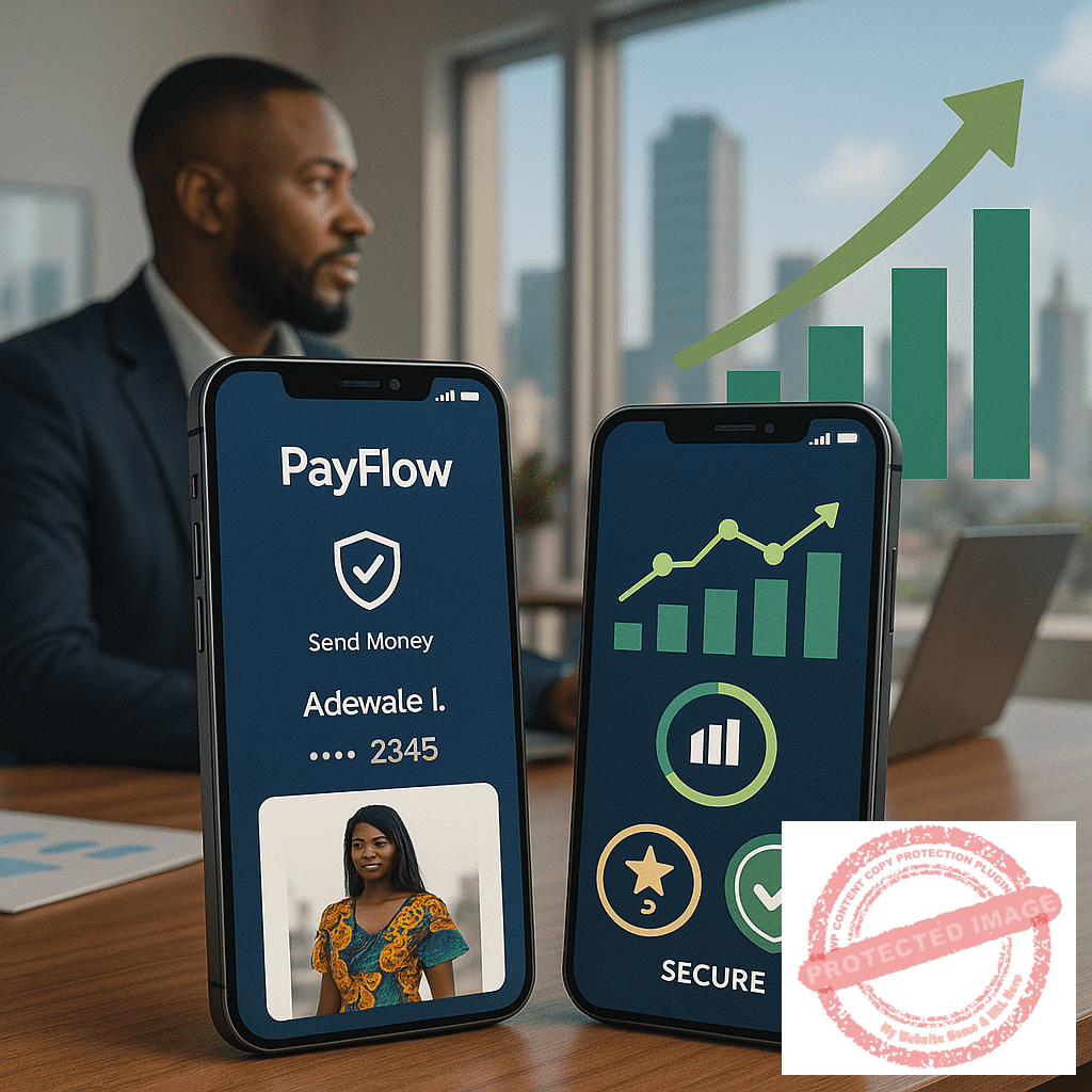 FinTech mobile payment interface